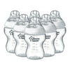 Tommee Tippee Closer to Nature Baby Bottle | Breast-Like Nipple with Anti-Colic Valve, BPA-free – 9-ounce, 6 Count