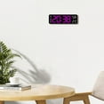 thumbnail image 4 of Horloge Électronique Décorative d'Automne Simple et Multifonctionnelle Rectangulaire Grande Police Réveil Suspendu et Debout, 4 of 6