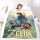 thumbnail image 5 of La Leyenda de Zelda: Breath of the Wild anti-pilling, suave, ligera, esponjosa y acogedora de lujo para hogar y cocina – Perfecta para niños y adultos,120x180cm, 5 of 6