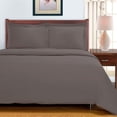 thumbnail image 2 of Egyptian Cotton 700 Thread Count Duvet Set, King/ California King, Grey, 2 of 3