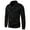 Black, variant on IROINNID Men's Long Sleeve Woolen Notch Lapel Mid-Length Jacket Solid Color Loose Pure Color Sweatshirt Tops