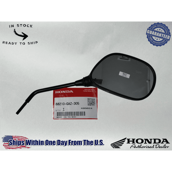 Honda Genuine OEM Rt Side Rear View Mirror NPS50 Ruckus 03-25 88210-GAZ-305
