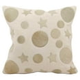 thumbnail image 2 of Nourison Moons & Stars Leather Hide Decorative Pillow, 2 of 2
