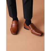 Bruno Marc Men Oxfords Fashion Square Toe Shoes Slip On Loafers Dress Shoes