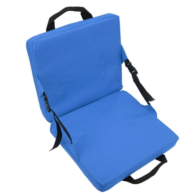 Asito de Estadio Paracrastas con Respaldo, Cojín Ligero y Plegable para Exterieres, Cojín Portál, Cojín de Esponja Suave, Silla Trasera para Eventos Deportivos, Camping, Camping,