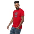 thumbnail image 3 of CROWN DOUBLE GRAY Men's classic tee (Red, 4XL), 3 of 6