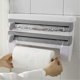 thumbnail image 5 of Foil And Cling Film Dispenser - For Kitchen Wall Mounted Shelf Paper Roll Holder And Storage Rack New Banmo, 5 of 5