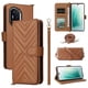 thumbnail image 1 of For Honor 400 Case with Shoulder Strap Wallet Leather Phone Cover - Black, 1 of 5