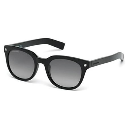 Sunglasses DSquared2 HALL DQ 208 DQ0208 01B shiny black / gradient smoke