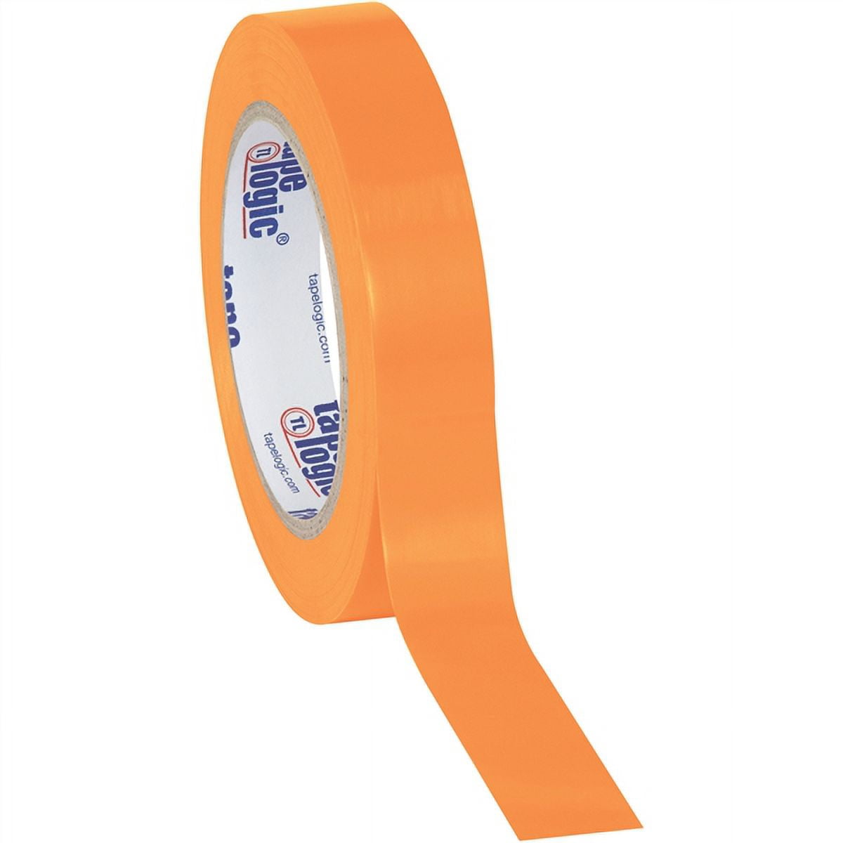 Tape Logic Orange Solid Vinyl Safety Tape 1" x 36 Yard Roll (48 Roll/Case)