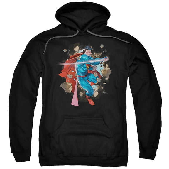 Superman - Rock Breaker - Pull-Over Hoodie - Small