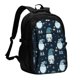 thumbnail image 1 of Easygdp Gnome and Snowflakes Mochila para Laptop de Viaje con Puerto USB, Mochila para Laptop con Puerto de Carga USB para Mujeres y Hombres, 1 of 7