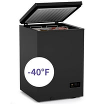 Northair -40°F Low Temperature Chest Freezer - 3.5 Cu Ft with 2 Removable Baskets-Black