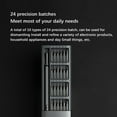 thumbnail image 3 of Original Xiaomi Mijia Screwdriver Kit w/24 Precision Magnetic Bits/Alluminum Box DIY Manual Screw Driver Set For Smart Home Daily Use, 3 of 9