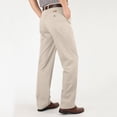 thumbnail image 5 of IhhxPro Men's Cotton Casual Pants Pleated Chinos High Waist Business Trousers Straight Leg Office Work Stretch Soft Fit Classic Formal Slim Silhouette All-Season 30-40, 5 of 8