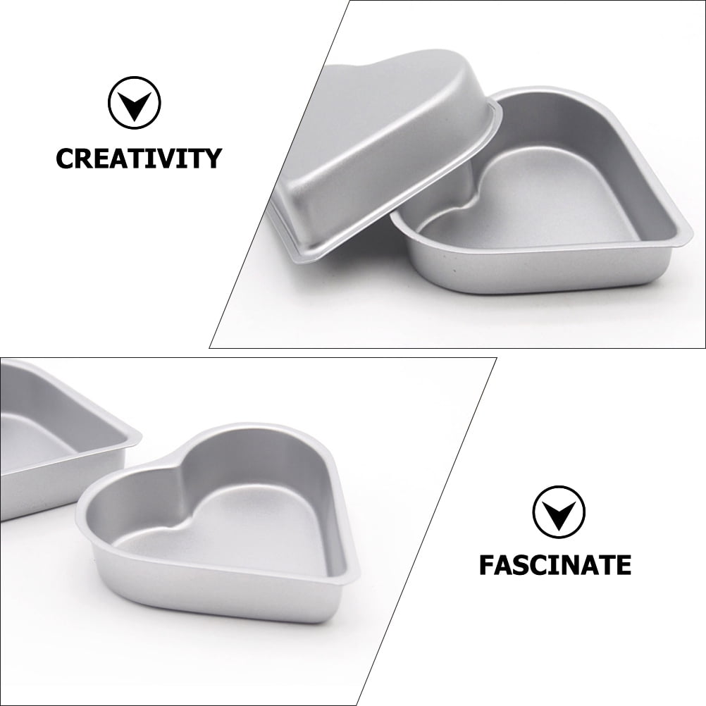Heart Pudding Mold Baking Pan Heart Shaped Cake Pans Pudding Heart Cake Pan Baking Cake Molds Child