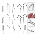 15pcs Heating High Impedance Metal Pyrography Wire Tips Wood Burning