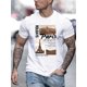 thumbnail image 1 of Feeling of Paris Print Men's T-shirts with Pattern Printing, Men's Novel Pattern Design T-shirts, Casual and Comfortable Summer T-shirts, 1 of 6