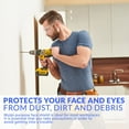 thumbnail image 7 of Face Shield, Clear Visor, Polycarbonate, Hook-and-Loop Suspension, Uncoated Lens S1000, 7 of 7