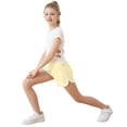 thumbnail image 2 of Resinta Girls 4-Pack Athletic Shorts Quick Dry Dolphin Hem Active Shorts for Kids, Sizes 4T-12 Years, 2 of 9