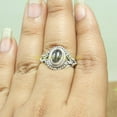 thumbnail image 4 of Black Rutile Quartz Gemstone 925 Sterling Silver Handmade Design Ring Gift Jewelry for Her, 4 of 5