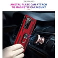 thumbnail image 5 of Phone Case for Note 20 Ultra Case Galaxy Note 20 Ultra Case Samsung Note 20 Ultra Case, Military Grade Case with Ring Car Mount Kickstand for Samsung Galaxy Note 20 Ultra 5G - Red, 5 of 12