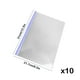 thumbnail image 3 of Carpeta de plástico tamaño A4 con forma de lágrima | Organizador de documentos | Soporte transparente para documentos de examen | Sujeción segura para uso escolar o de oficina, 3 of 6