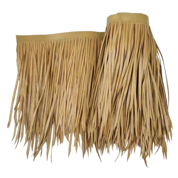 Techo de palma artificial, techo decorativo de palma para decoración de barra de cabaña Estilo A