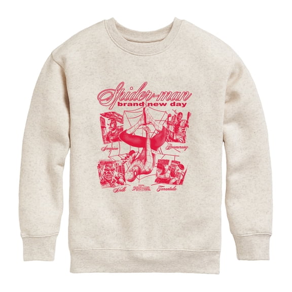 Spider-Man: BND - Magazine - Youth Boys Crew Fleece Sweatshirt