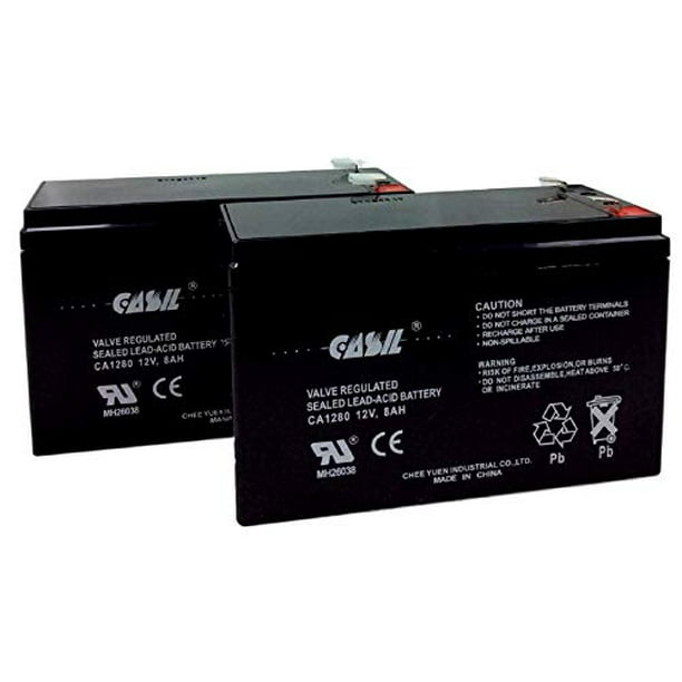 2 Pack Casil 12v 8ah For Agri Alert 800 800t Alarm System Mantarobot Teleme Smart Ups 1500va Simplex 4006 Silver Bomber Electric Scooter Silent Knight Sk 58 Sk 4e Control Panel Walmart Com Walmart Com