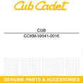 thumbnail image 5 of CUB CADET KM-59041-0016 Cooling Fan FX850V-AS47 FX850V-BS47 Series Lawn Mower Engines, 5 of 8