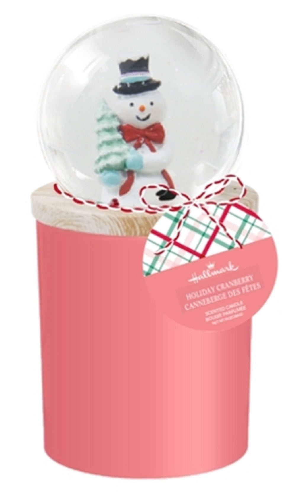 Hallmark Brand 10oz Snowman Snow Globe Candle