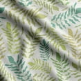 thumbnail image 1 of Soimoi Leaves Print, Silk Fabric, Decor Sewing Fabric by The Yard 42 Inch Wide,Decorative Fabric for Shirts Suits Ties, Light Green, 1 of 5