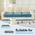 thumbnail image 2 of ASWZXCFGV Chenille Sofa Armrest Covers  Soft Stretch Non-Slip Couch Arm Covers for Sofa  Chair or L Shaped Sectional  Furniture Protector (2 Pieces  Dark Grey), 2 of 6