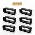 thumbnail image 1 of 6-Pack Silicone Bezel Rings, 22mm Anti-Lost Strap Compatible with Fitness Trackers, 1 of 4