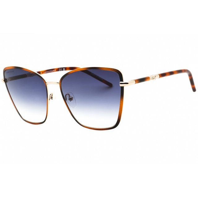 Longchamp LO167S 223 Women's Havana Metal Full Rim Frame Sunglasses