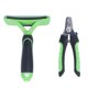 thumbnail image 1 of Kit de cepillo cortaúñas para mascotas, autolimpiable, elimina el pelo enredado y elimina el pelo de animales para perros y gatos., 1 of 14