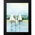 thumbnail image 2 of Popp, Grace 12x14 Black Modern Framed Museum Art Print Titled - Afternoon Sail II, 2 of 5