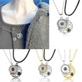 thumbnail image 2 of Collar magnético fuerte con colgante de sol y luna con piedra de proyección a juego para parejas - Código de producto C 46189 C, 2 of 5
