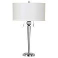 thumbnail image 2 of Cal Lighting BO-2007TB 60 W X 2 Messina Metal Table Lamp, Chrome Finish, 2 of 3