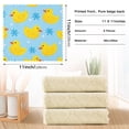 thumbnail image 3 of Yellow Duck Pattern Dish Towels 6 Pack Kitchen Cleaning Dish Cloths Absorbent Reuseable Cleaning Cloths 11'' x 11'', 3 of 9