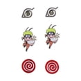 thumbnail image 2 of Naruto Shippuden Anime Manga Costume Jewelry Stud And Dangle Earring Set 4 Pack, 2 of 6