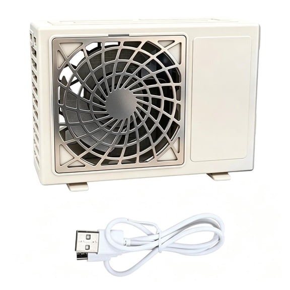 ZELVINN Portable Mini Desk Fan Light Weight USB Rechargeable Desktop Fan for Offices Home Outdoor Travel School Use Enduring