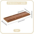 thumbnail image 2 of 1pc Wooden Business Card Display Holder Rectangle Camel 325x100x14.5mm Slot: 99x9.5mm Storage Boxes & Organizers, 2 of 6