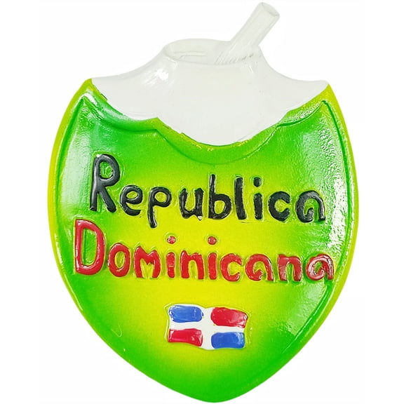 Dominican Republic 3D Fridge Magnet Souvenir Gift,Resin Handmade Dominica Refrigerator Magnet Home Decoration Collection