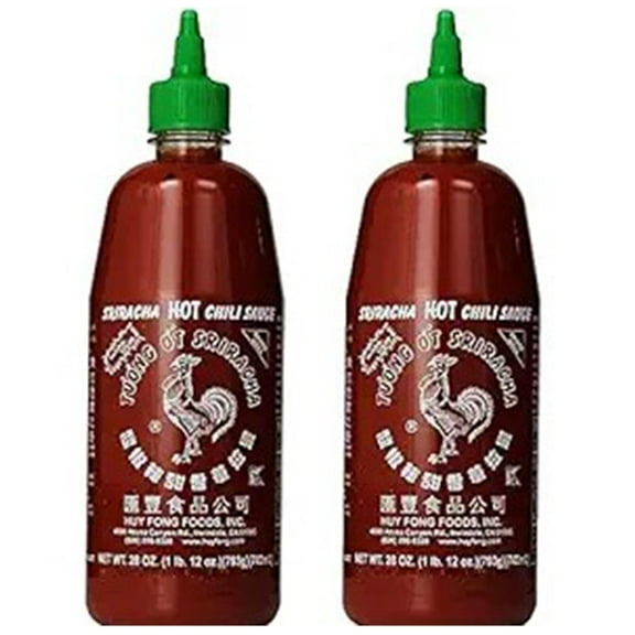 Sriracha Hot Chili Sauce 28oz, pack of 2