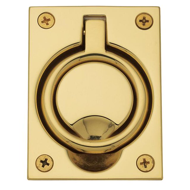 0 Anneau de Chasse d'Eau Pull&44; Laiton Poli