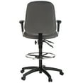 thumbnail image 3 of Harwick Contoured Dual Function Drafting Stool - Gray Fabric, 3 of 4