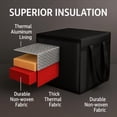 thumbnail image 7 of Extra large 2 Pack Insulated Food Delivery Bags Cooler Keep Food Warm Therma for doordash Catering Cooler Bags Shopper Accessories Hot, 7 of 7