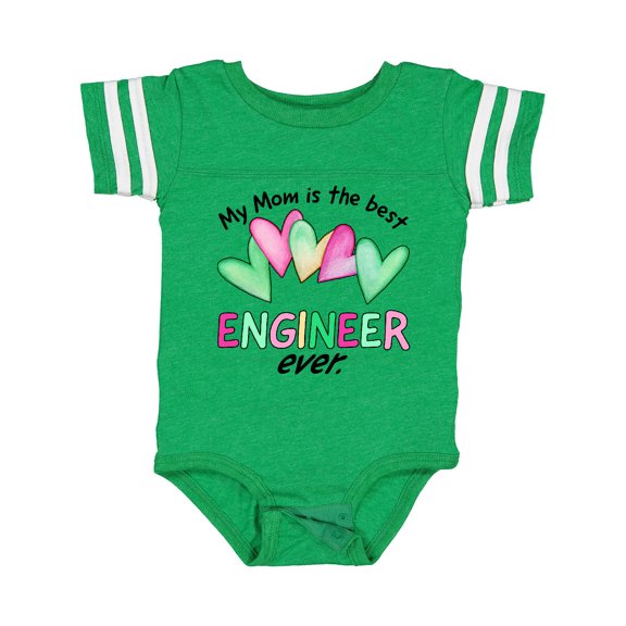 Inktastic My Mom is the Best Engineer Ever Boys or Girls Baby Bodysuit